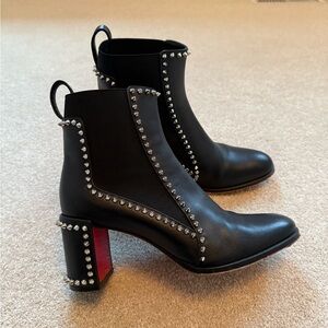 Studded Black Ankle Boots